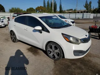 2014 Kia Rio EX with VIN KNADN4A36E6317284, listed as a Copart auction lot 44206814 with 125,145 mi miles and Clean Title. Bid and sale history available at DreamBid. Image 4.