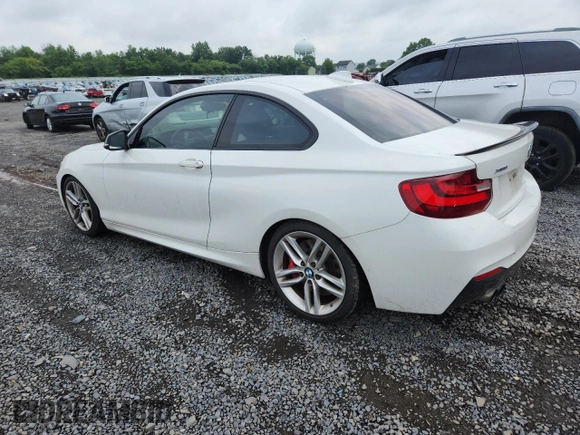 2015 BMW 2 Series 228i xDrive with VIN WBA1F7C56FVX95728, listed as a Copart auction lot 63245595 with 95,470 mi miles and Clean title. Bid and sale history available at DreamBid. Image 2.