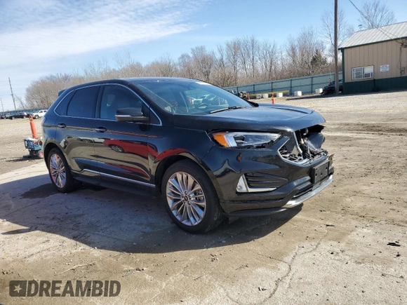 2020 Ford Edge Titanium with VIN 2FMPK4K99LBB44804, listed as a Copart auction lot 49007665 with 63,213 mi miles and Salvage Title. Bid and sale history available at carsss.com. Image 4.
