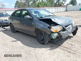 2007 Hyundai Elantra with VIN KMHDT46D77U259299, listed as a IAAI auction lot 41864935 with 165,507 mi miles and . Bid and sale history available at DreamBid. Image 1.