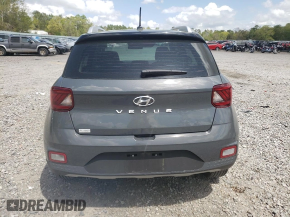 2024 Hyundai Venue Limited with VIN KMHRC8A39RU328167, listed as a Copart auction lot 51898845 with 4,256 mi miles and Salvage Title. Bid and sale history available at DreamBid. Image 6.