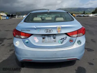 2013 Hyundai Elantra Limited with VIN KMHDH4AE2DU724424, listed as a Copart auction lot 51338195 with 202,873 mi miles and Salvage Title. Bid and sale history available at carsss.com. Image 6.