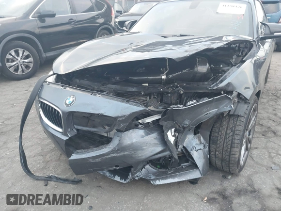 2016 BMW 2 Series M235i with VIN WBA1J7C50GV360395, listed as a IAAI auction lot 41158426 with 81,208 mi miles. Bid and sale history available at carsss.com. Image 6.