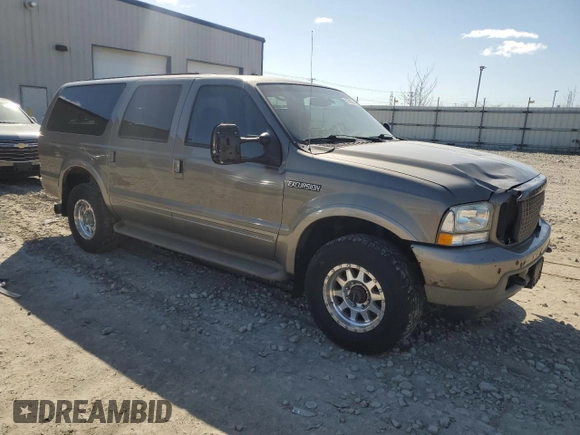 2004 Ford Excursion Eddie Bauer with VIN 1FMSU45P44EB40602, listed as a Copart auction lot 51536395 with 188,417 mi miles and Clean Title. Bid and sale history available at DreamBid. Image 4.