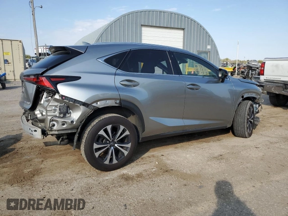 2020 Lexus NX with VIN JTJSARDZ8L5009844, listed as a Copart auction lot 76733124 with 60,139 mi miles and Salvage Title. Bid and sale history available at carsss.com. Image 3.