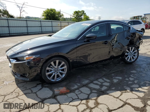 2023 Mazda 3 S Carbon Edition with VIN 3MZBPACM0PM374413, listed as a Copart auction lot 63022915 with 10,182 mi miles and Salvage title. Bid and sale history available at DreamBid. Image 1.