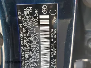 2021 Toyota Corolla Hatchback SE with VIN JTND4MBE9M3139341, listed as a Copart auction lot 74247674 with 0 mi miles and Salvage Title. Bid and sale history available at carsss.com. Image 12.