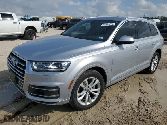 2019 Audi Q7 Premium with VIN WA1AAAF78KD020109, listed as a Copart auction lot 44381715 with 68,361 mi miles and Salvage title. Bid and sale history available at DreamBid. Image 1.