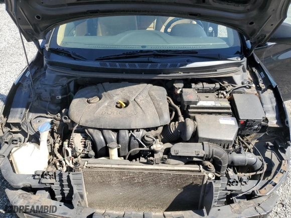 2013 Hyundai Elantra GLS PZEV with VIN KMHDH4AE1DU999945, listed as a Copart auction lot 48854195 with 211,992 mi miles and Salvage Title. Bid and sale history available at carsss.com. Image 12.
