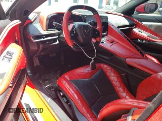 2020 Chevrolet Corvette 2LT with VIN 1G1Y72D48L5000755, listed as a Copart auction lot 55525194 with 28,030 mi miles and Salvage Title. Bid and sale history available at carsss.com. Image 8.