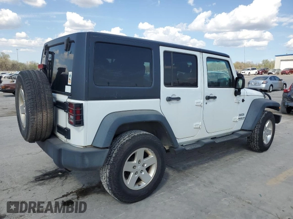2013 Jeep Wrangler Unlimited Sport z VIN 1C4BJWDG0DL690966, wystawiony jako Copart lot #50554615 z przebiegiem 101 383 mil mil oraz Szkoda całkowita • Salvage title. Historia ofert i sprzedaży dostępna na DreamBid. Obrazek 3.