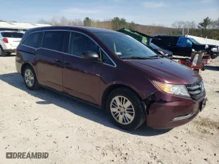 2014 Honda Odyssey LX with VIN 5FNRL5H25EB125991, listed as a Copart auction lot 54273515 with 164,836 mi miles and Clean Title. Bid and sale history available at carsss.com. Image 4.