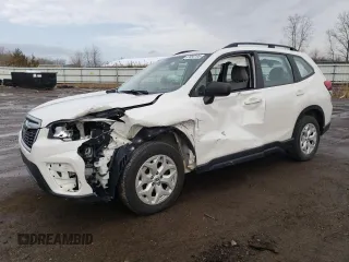 2019 Subaru Forester with VIN JF2SKACC1KH590116, listed as a Copart auction lot 47850195 with 58,574 mi miles and Salvage Title. Bid and sale history available at carsss.com. Image 1.