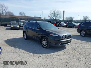 2014 Jeep Cherokee Limited with VIN 1C4PJLDB3EW279196, listed as a IAAI auction lot 41800887 with 114,542 mi miles. Bid and sale history available at carsss.com. Image 1.
