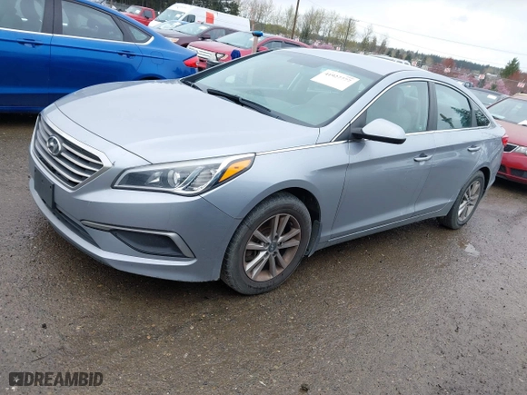 2017 Hyundai Sonata 2.4L with VIN 5NPE24AFXHH564988, listed as a IAAI auction lot 41927777 with 100,758 mi miles. Bid and sale history available at carsss.com. Image 22.