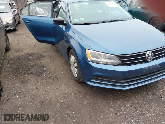 2015 Volkswagen Jetta S with VIN 3VW2K7AJ0FM347625, listed as a IAAI auction lot 42503613 with 92,587 mi miles and . Bid and sale history available at DreamBid. Image 1.