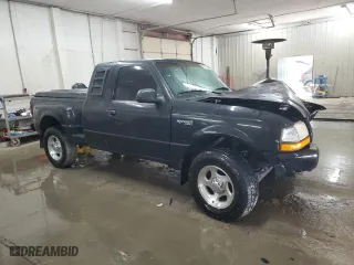 1999 Ford Ranger XLT with VIN 1FTZR15XXXTA73992, listed as a Copart auction lot 46547495 with 137,530 mi miles and Salvage Title. Bid and sale history available at carsss.com. Image 4.