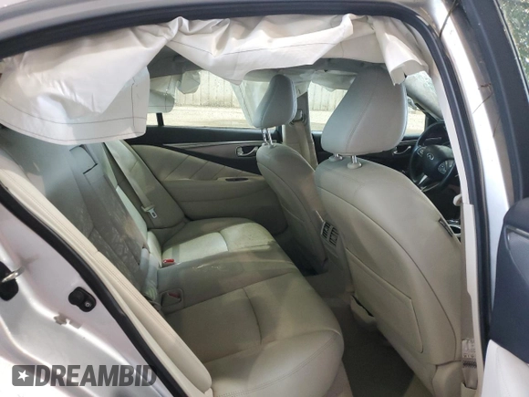 2017 Infiniti Q50 Signature Edition with VIN JN1EV7AP4HM738659, listed as a Copart auction lot 63896853 with 71,918 mi miles and Salvage title. Bid and sale history available at DreamBid. Image 11.