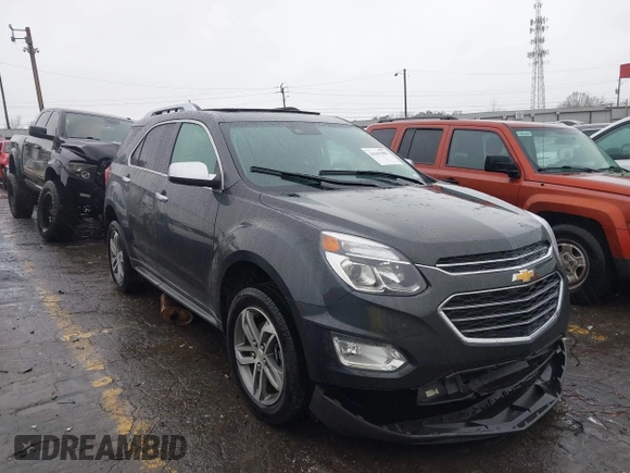 2017 Chevrolet Equinox Premier with VIN 2GNALDEK6H1537329, listed as a IAAI auction lot 41567886 with 73,876 mi miles. Bid and sale history available at carsss.com. Image 1.