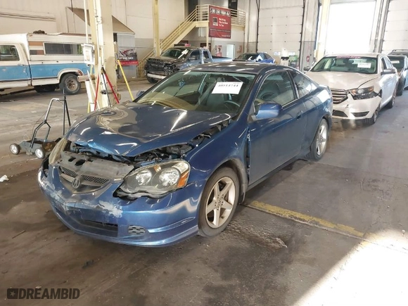 2004 Acura RSX Type S with VIN JH4DC53034S014808, listed as a IAAI auction lot 40514744 with 103266 miles. Bid and sale history available at carsss.com. Image 2.