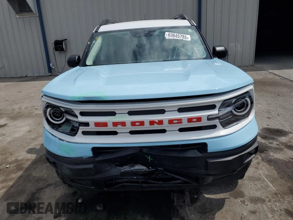 2024 Ford Bronco Sport Heritage with VIN 3FMCR9G64RRE97998, listed as a Copart auction lot 63645785 with 9,991 mi miles and Non repairable. Bid and sale history available at DreamBid. Image 5.
