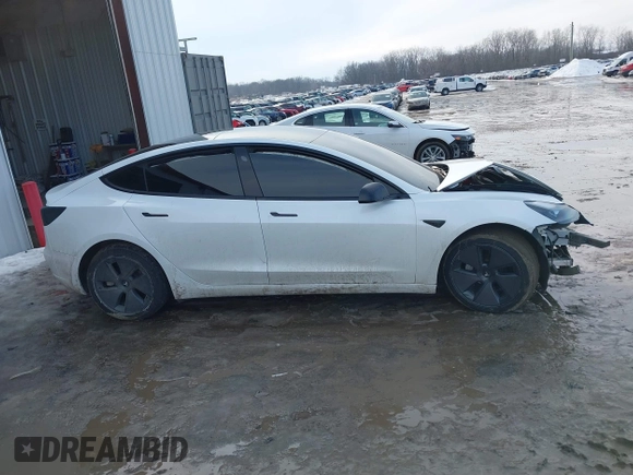 2021 Tesla Model 3 Long Range with VIN 5YJ3E1EB6MF094309, listed as a IAAI auction lot 41651475 with Not Provided miles. Bid and sale history available at carsss.com. Image 12.