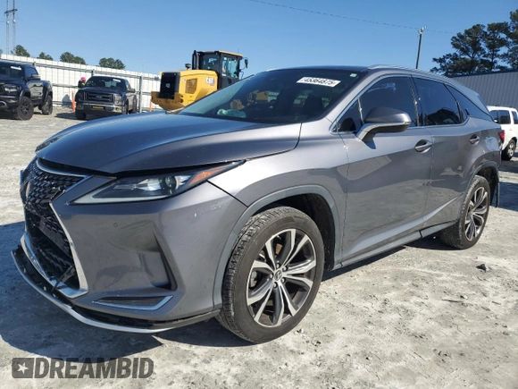 2021 Lexus RX with VIN JTJHZKEA9M2019949, listed as a Copart auction lot 52738375 with 51,917 mi miles and Salvage Title. Bid and sale history available at carsss.com. Image 1.