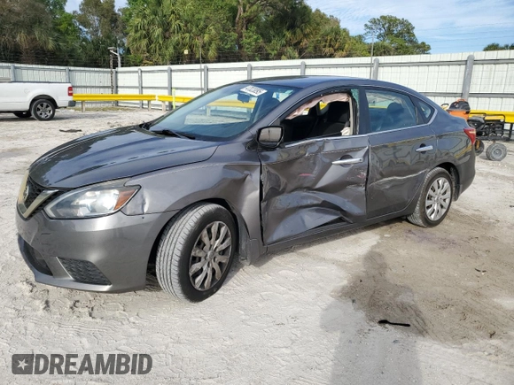 2019 Nissan Sentra S with VIN 3N1AB7AP5KY393363, listed as a Copart auction lot 47023095 with 135,244 mi miles and Non Repairable. Bid and sale history available at DreamBid. Image 1.