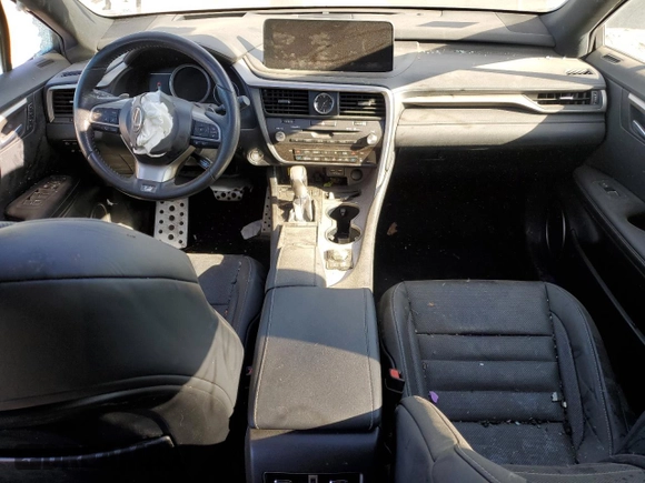 2021 Lexus RX 350 F Sport with VIN 2T2SZMDAXMC285354, listed as a Copart auction lot 42244595 with 41,779 mi miles and Salvage title. Bid and sale history available at DreamBid. Image 8.