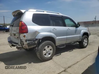 2006 Lexus GX with VIN JTJBT20X760104404, listed as a Copart auction lot 53731715 with 156,604 mi miles and Salvage Title. Bid and sale history available at carsss.com. Image 3.