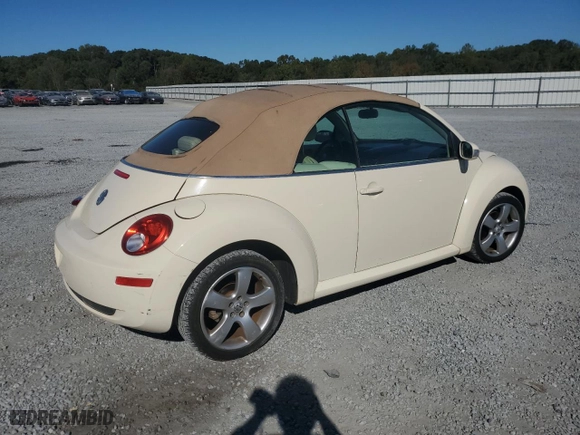 2006 Volkswagen New Beetle Convertible with VIN 3VWSF31Y26M311882, listed as a Copart auction lot 75815534 with 84,526 mi miles and Salvage Title. Bid and sale history available at carsss.com. Image 3.