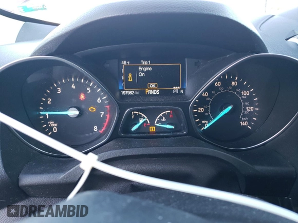 2017 Ford Escape Titanium with VIN 1FMCU0JD7HUD41107, listed as a Copart auction lot 85657084 with 197,982 mi miles and Salvage Title. Bid and sale history available at DreamBid. Image 9.