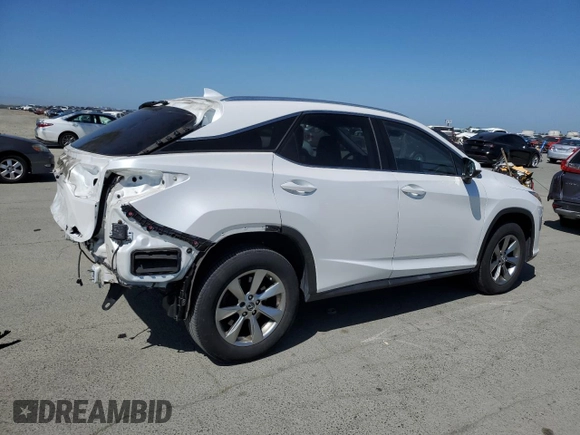 2016 Lexus RX 350 with VIN JTJBZMCA8G2010538, listed as a Copart auction lot 55856555 with 68,952 mi miles and Salvage title. Bid and sale history available at DreamBid. Image 3.