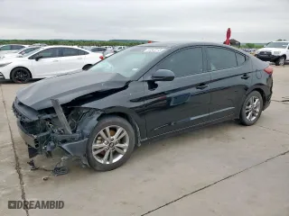 2018 Hyundai Elantra Value Edition with VIN KMHD84LF5JU596696, listed as a Copart auction lot 51347215 with 129,470 mi miles and Salvage Title. Bid and sale history available at carsss.com. Image 1.
