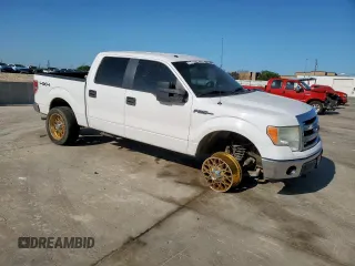 2013 Ford F-150 XL with VIN 1FTFW1EF8DFC27046, listed as a Copart auction lot 52782415 with 189,079 mi miles and Salvage Title. Bid and sale history available at DreamBid. Image 4.