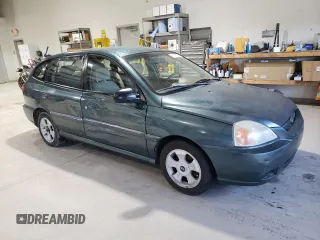 2004 Kia Rio with VIN KNADC165846199316, listed as a Copart auction lot 51158965 with 158,978 mi miles and Salvage Title. Bid and sale history available at carsss.com. Image 4.