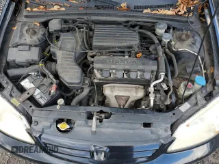 2001 Honda Civic LX with VIN JHMES15561S001328, listed as a Copart auction lot 76742434 with 170,968 mi miles and Clean Title. Bid and sale history available at carsss.com. Image 11.