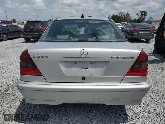 2000 Mercedes-Benz C 230 Kompressor with VIN WDBHA24G1YA833250, listed as a Copart auction lot 55699635 with 75,805 mi miles and Salvage Title. Bid and sale history available at DreamBid. Image 6.