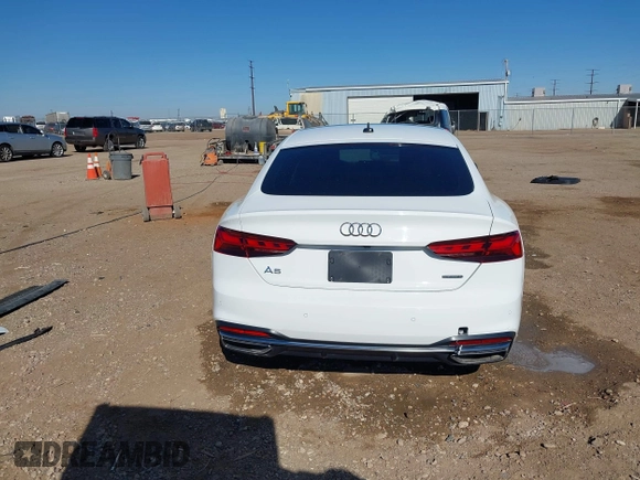 2021 Audi A5 Sportback Premium Plus with VIN WAUCBCF56MA020486, listed as a IAAI auction lot 41486099 with 91,892 mi miles. Bid and sale history available at carsss.com. Image 17.