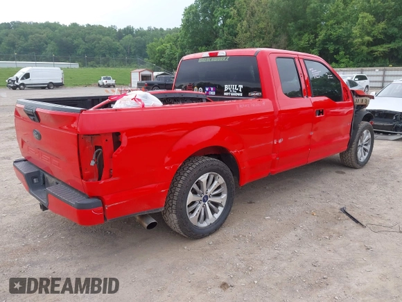 2018 Ford F-150 XL z VIN 1FTEX1CP4JKE68805, wystawiony jako IAAI lot #42117387 z przebiegiem 73 654 mil mil oraz . Historia ofert i sprzedaży dostępna na DreamBid. Obrazek 4.