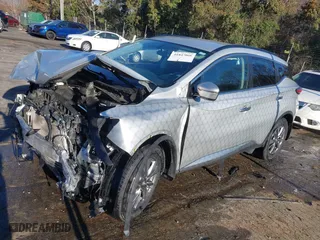 2016 Nissan Murano SL with VIN 5N1AZ2MH0GN127393, listed as a IAAI auction lot 41847066 with 138,766 mi miles. Bid and sale history available at carsss.com. Image 2.