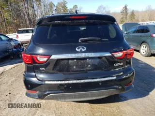 2019 Infiniti QX60 Luxe z VIN 5N1DL0MM1KC561598, wystawiony jako Copart lot #46123045 z przebiegiem 91 619 mil mil oraz Szkody całkowita. Historia ofert i sprzedaży dostępna na DreamBid. Obrazek 6.