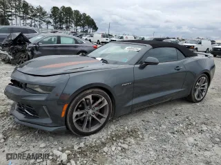 2017 Chevrolet Camaro 2LT with VIN 1G1FD3DS2H0155889, listed as a Copart auction lot 46000234 with 87,114 mi miles. Bid and sale history available at carsss.com. Image 1.