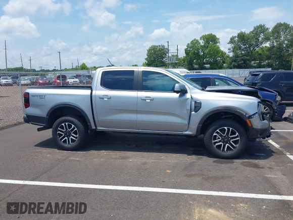 2024 Ford Ranger Lariat with VIN 1FTER4KH8RLE29047, listed as a IAAI auction lot 42669512 with 14,525 mi miles and . Bid and sale history available at DreamBid. Image 13.