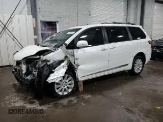2015 Toyota Sienna Ltd with VIN 5TDDK3DC2FS098083, listed as a Copart auction lot 41796635 with 140,381 mi miles and Salvage Title. Bid and sale history available at carsss.com. Image 1.