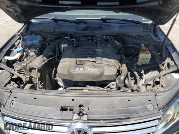 2016 Volkswagen Touareg Sport with VIN WVGEF9BP0GD007399, listed as a Copart auction lot 53990675 with 110,439 mi miles and Salvage Title. Bid and sale history available at DreamBid. Image 11.