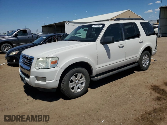 2010 Ford Explorer XLT with VIN 1FMEU7DE5AUA76280, listed as a Copart auction lot 56849565 with 218,962 mi miles and Salvage title. Bid and sale history available at DreamBid. Image 1.