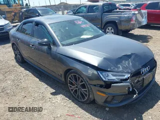 2019 Audi A4 Premium Plus with VIN WAUENAF49KA014187, listed as a IAAI auction lot 41992371 with 88,815 mi miles. Bid and sale history available at carsss.com. Image 1.