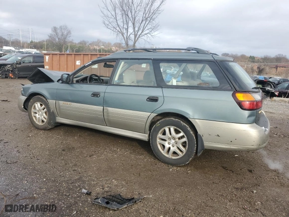 2001 Subaru Legacy Wagon Outback w/RB Equip with VIN 4S3BH665017645702, listed as a Copart auction lot 85477524 with 123,763 mi miles and Salvage Title. Bid and sale history available at carsss.com. Image 2.
