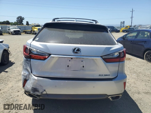 2017 Lexus RX 350 z VIN 2T2BZMCA3HC057798, wystawiony jako Copart lot #58393185 z przebiegiem 84 103 mil mil oraz Szkoda całkowita • Salvage title. Historia ofert i sprzedaży dostępna na DreamBid. Obrazek 6.